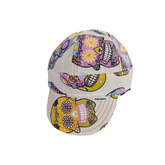 Skulls - Beige/Roxo